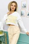 138894 138894-kapsonlu Crop Sweatshırt
